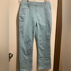 Laurie Felt Sky Blue Ankle Pants
